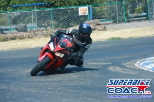 Superbike-Coach student Vance on our Little 99 Raceway in Stockton, CA Superbike-Coach student Vance on our Little 99 Raceway in Stockton, CA