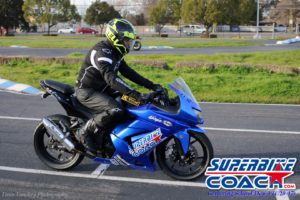 Emergency braking at superbike-coach Emergency braking at superbike-coach
